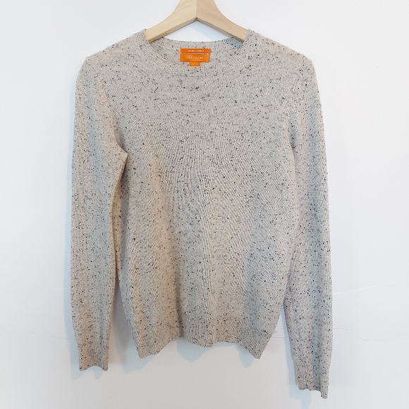 100% Cashmere Salt and Pepper Sweater